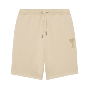 AMI de Coeur Tone-On-Tone Track Shorts Beige