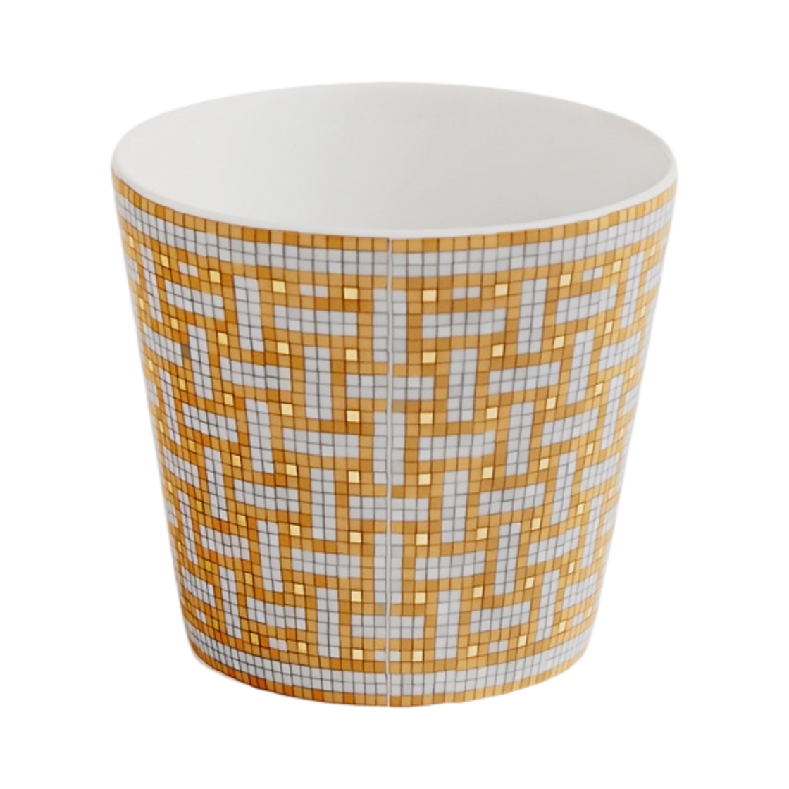P026040P Hermes Mosaique Au 24 Tumbler Gold