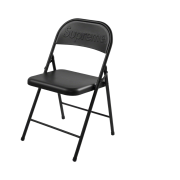 Supreme Metal Folding Chair Black - 20FW