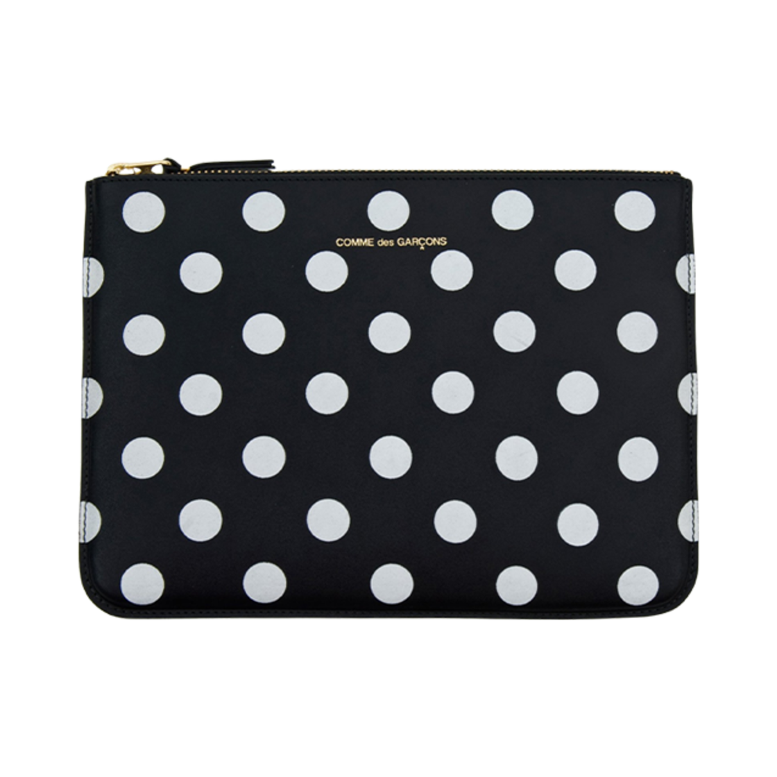 SA5100PD Comme des Garcons SA5100PD Polka Dot Wallet Black