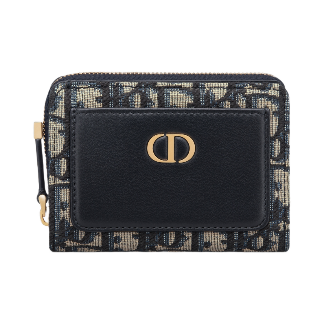 디올 30 몽테인 아카시아스 월렛 디올 오블리크 자카드 앤 스무스 카프스킨 블루(Dior 30 Montaigne Acacias Wallet Dior Oblique Jacquard and Smooth Calfskin Blue) - 1