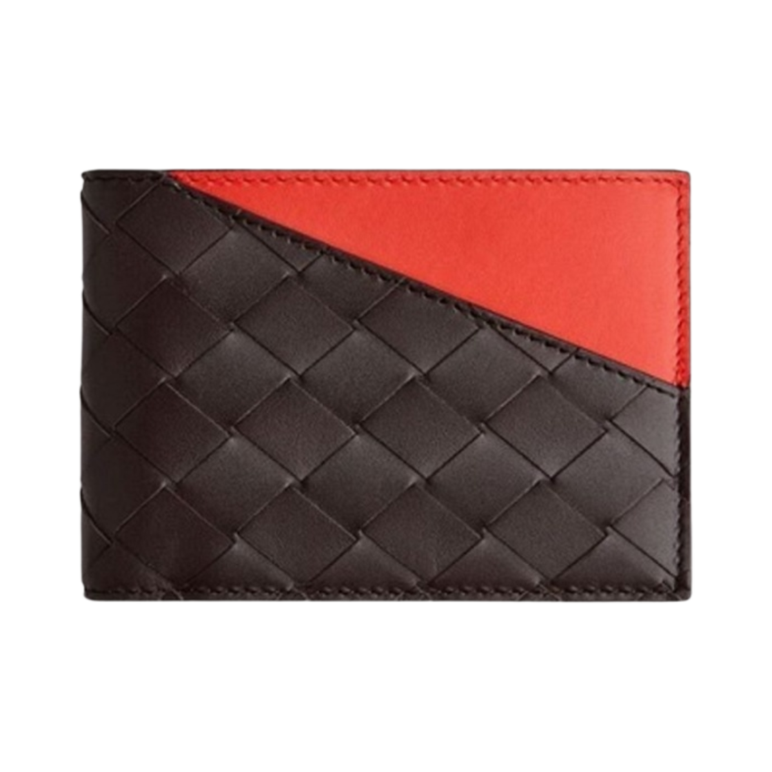 619390VCPQ72116 Bottega Veneta Bi-Fold Wallet Black Red