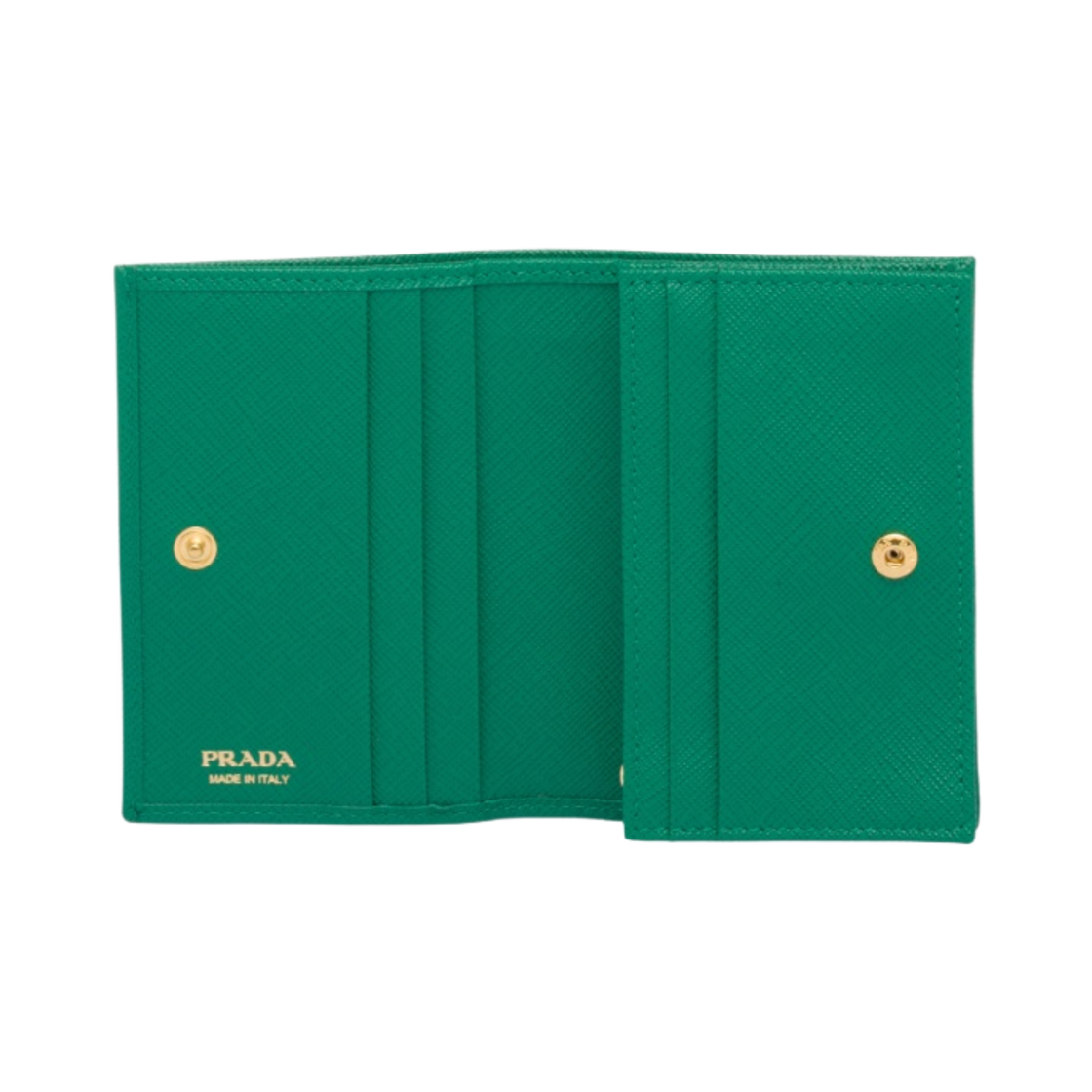 프라다 사피아노 트라이앵글 로고 반지갑 망고(Prada Saffiano Triangle Logo Half Wallet Mango) - 2