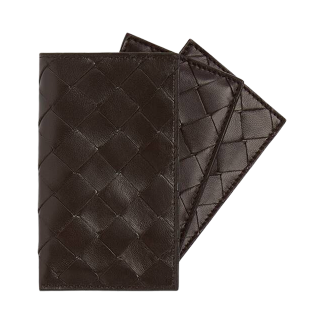 보테가 베네타 인트레치아토 카드 케이스 미러 폰덴테(Bottega Veneta Intrecciato Card Case With Mirror Fondant) - 2