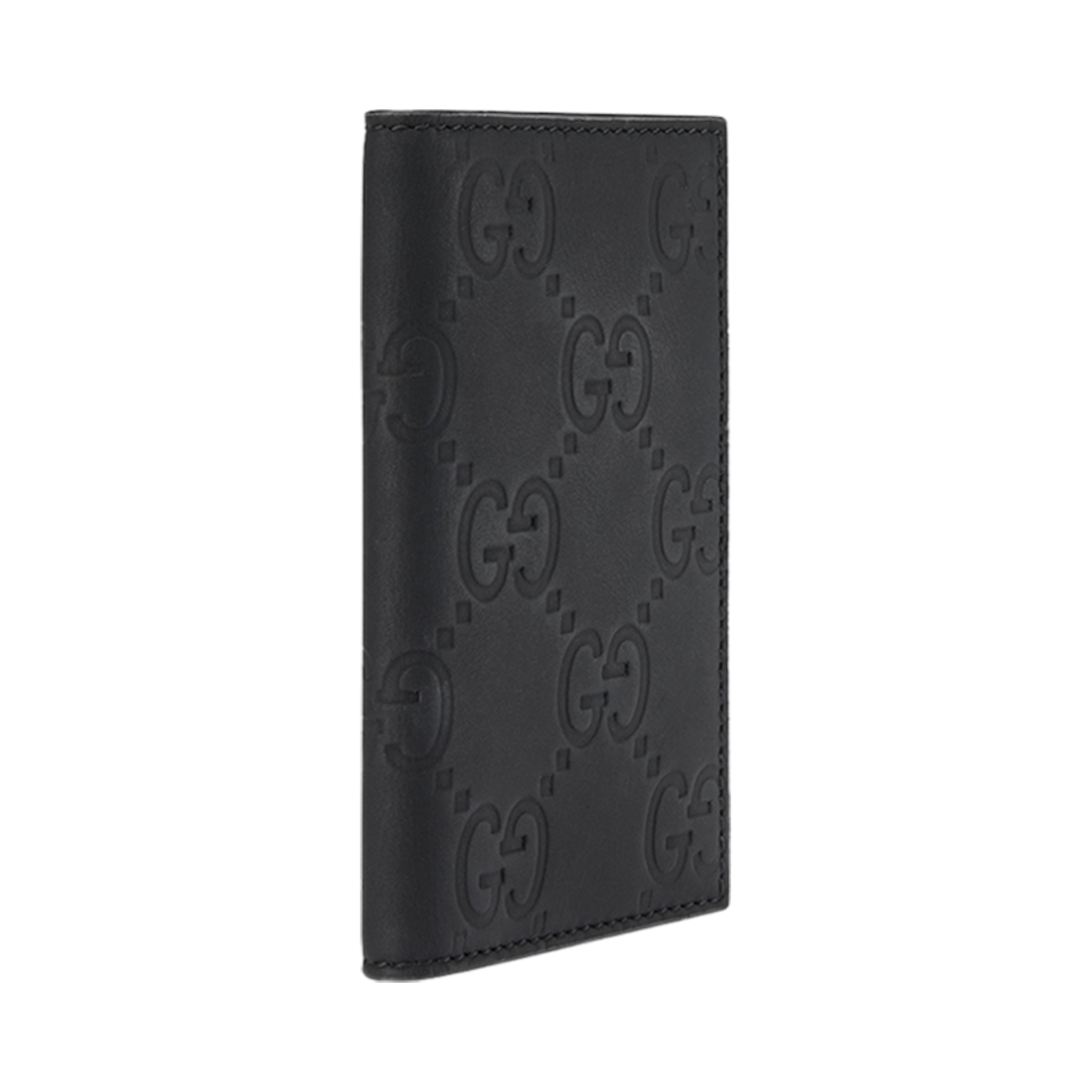 구찌 GG 러버 이펙트 롱 카드 케이스 블랙(Gucci GG Rubber-Effect Long Card Case Black) - 3