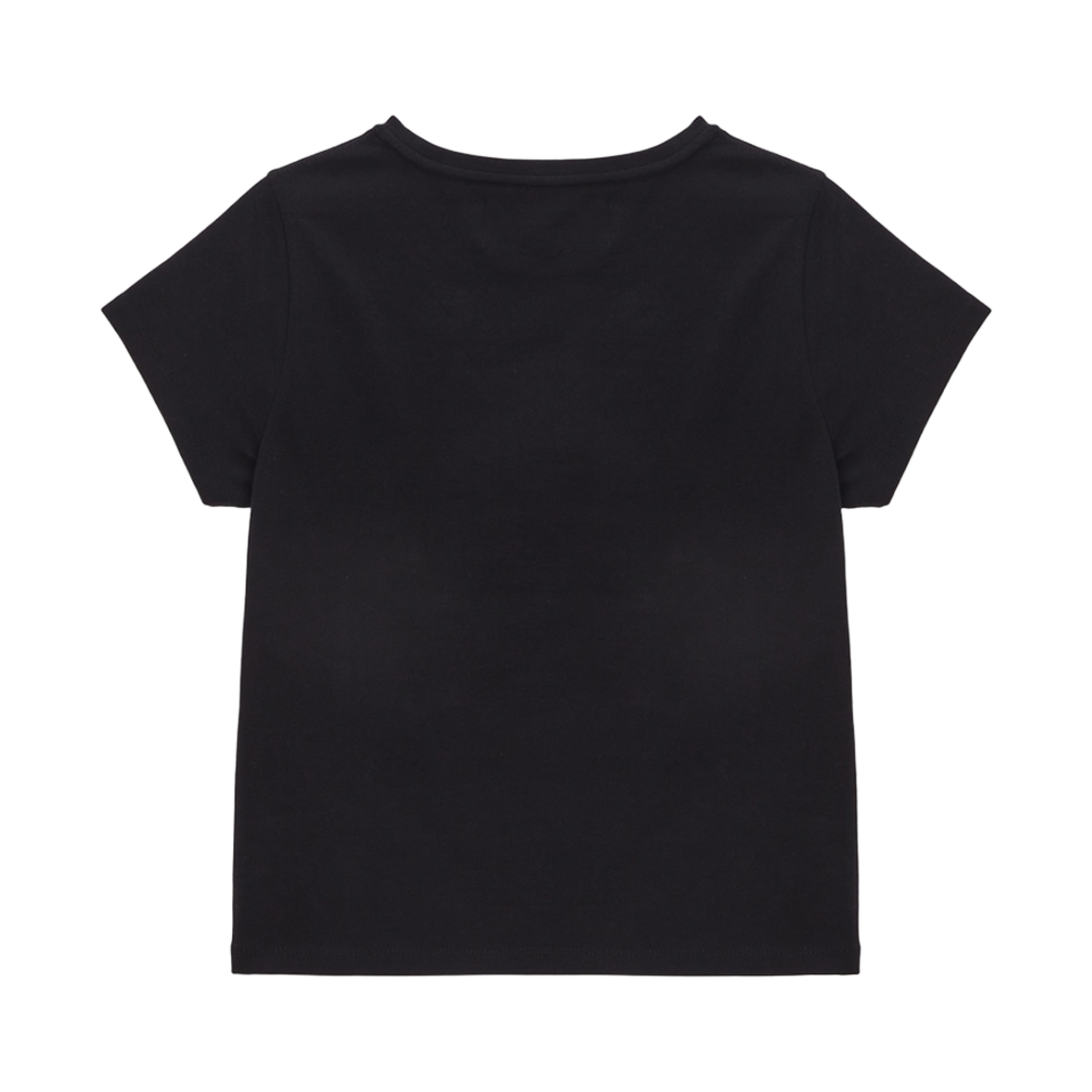 (W) 마뗑킴 써클 로고 크롭탑 블랙((W) Matin Kim Circle Logo Crop Top Black) - 2