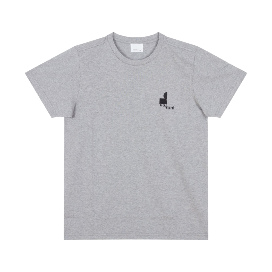 이자벨 마랑 자페르 코튼 로고 티셔츠 라이트 그레이 - 23SS(Isabel Marant Zafferh Cotton Logo T-Shirt Light Grey - 23SS) - 1