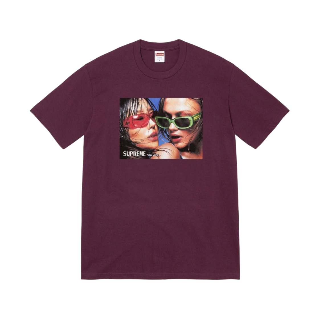 슈프림 아이웨어 티셔츠 에그플랜트 - 23SS(Supreme Eyewear T-Shirt Eggplant - 23SS) - 1