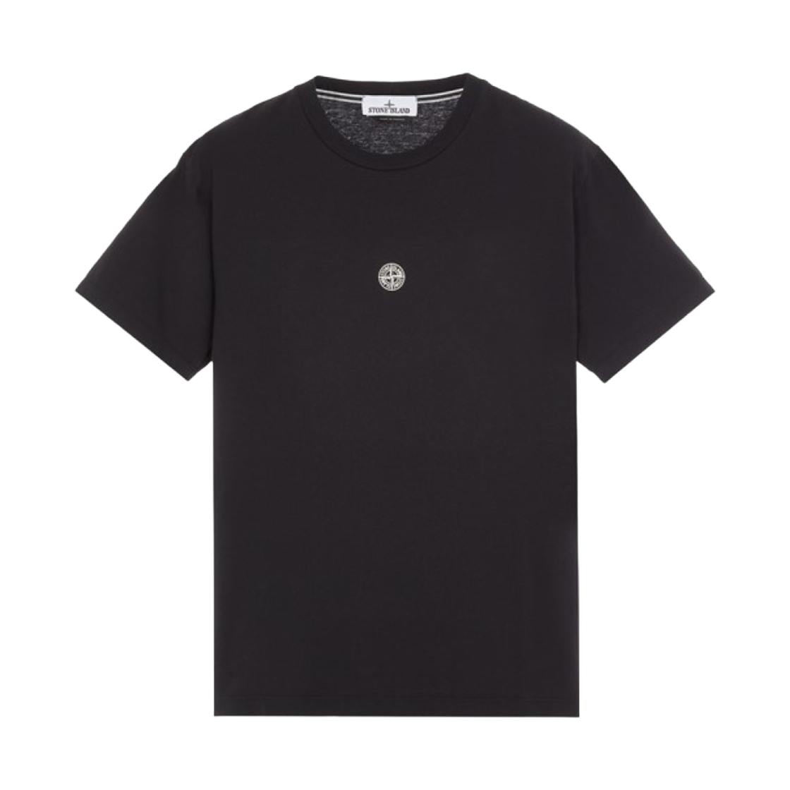스톤 아일랜드 2NS87 레터링 투 프린트 티셔츠 블랙 - 23SS(Stone Island 2NS87 Lettering Two Print T-Shirt Black - 23SS) - 1