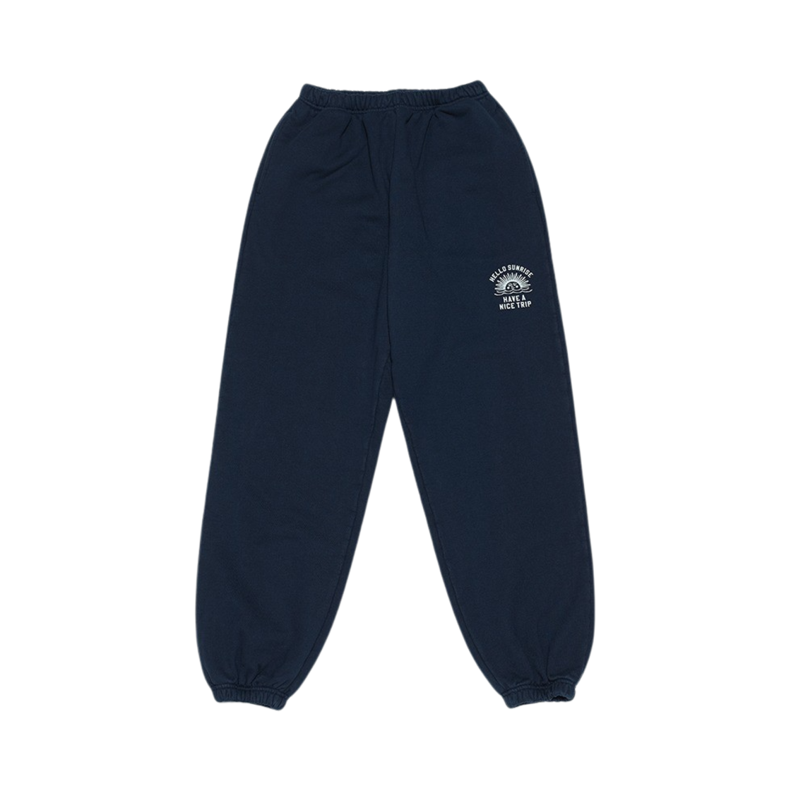 23HSSPNV0169 Hello Sunrise Mini Arch Logo Sweatpants Navy