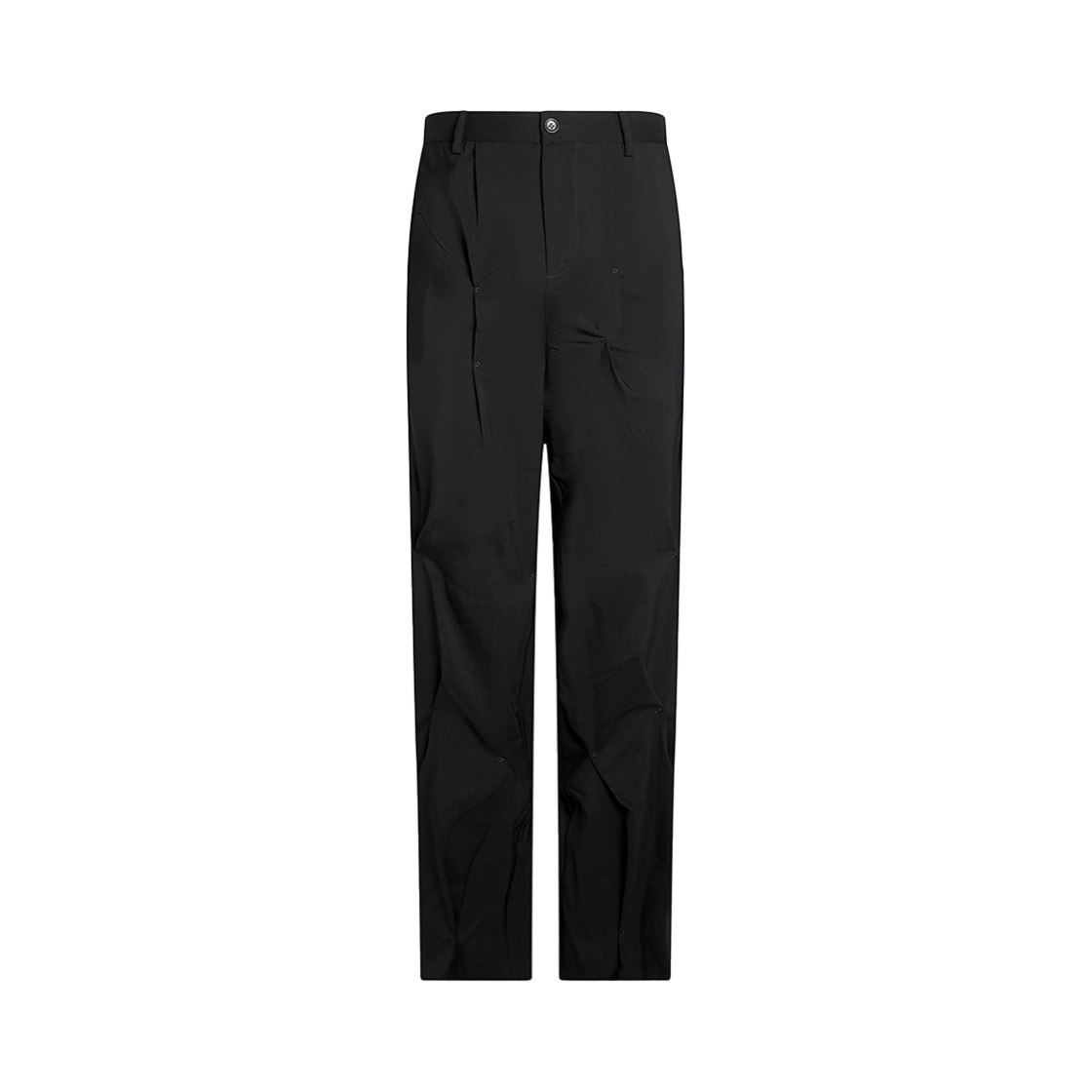 KM4DPALKK19BK Kusikohc Tailored Rivet Pants Black - 24FW