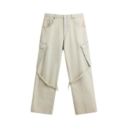 Zara Cargo Jeans Sky Blue
