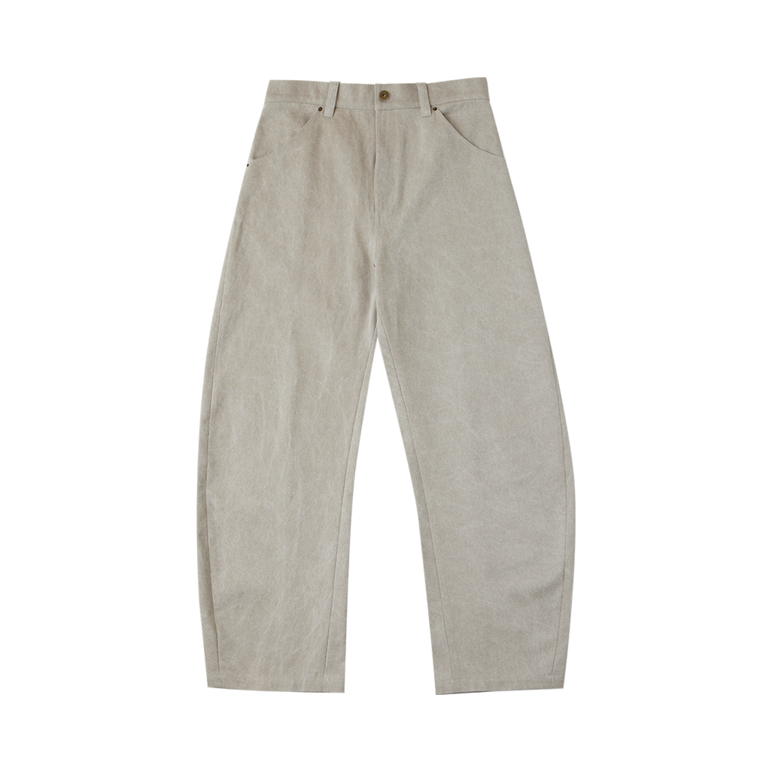 크레센트 커브드 카치온 팬츠 베이지(Crescent Curved Cation Pants Beige)