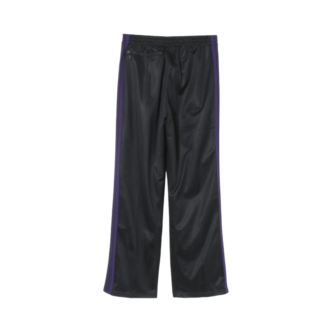 니들스 x 어반 리서치 트랙 팬츠 폴리 메쉬 블랙 퍼플(Needles x Urban Research Track Pants Poly Mesh Black Purple) - 2