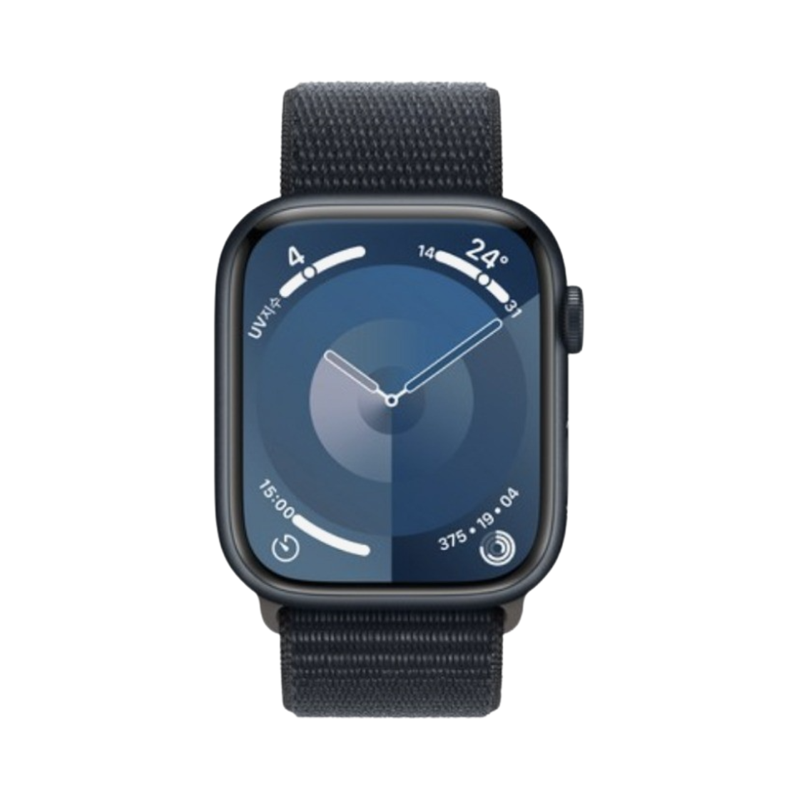 애플 워치 9 45mm GPS 미드나이트 알루미늄 케이스 스포츠 루프 미드나이트 (국내 정식 발매 제품)(Apple Watch Series 9 45mm GPS Midnight Aluminium Case with Sport Loop Midnight (Korean Ver.)) - 2