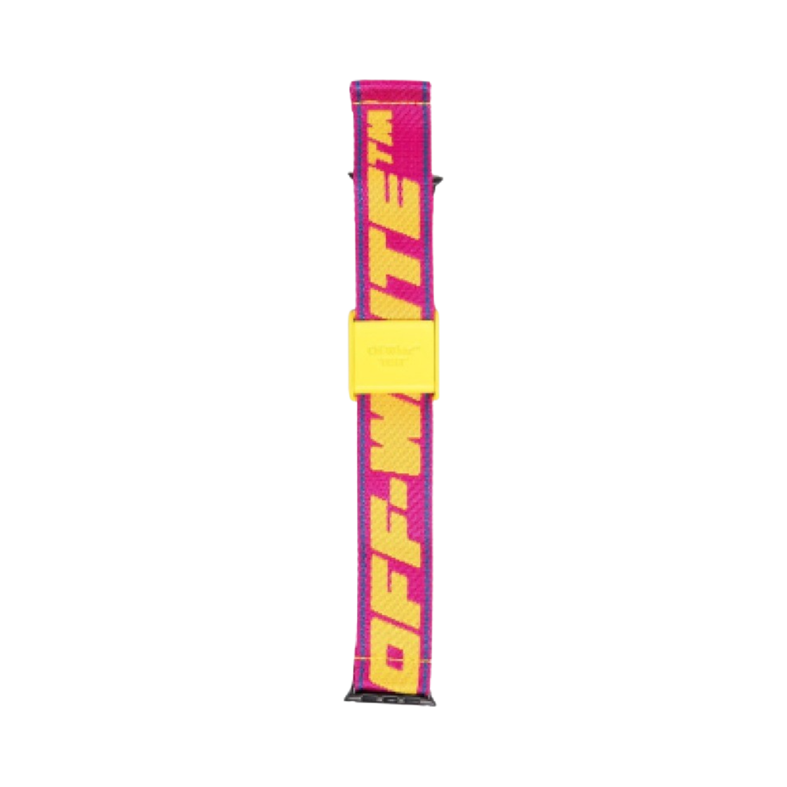 오프화이트 아이워치 인더스트리얼 2.0 벨트 밴드 38 옐로우 핑크(Off-White Iwatch Ind 2.0 Belt Band 38 Yellow Pink)