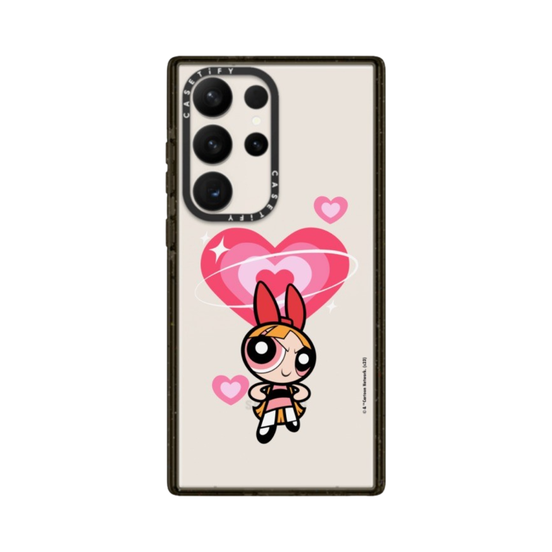 케이스티파이 x 파워퍼프걸 갤럭시 커스텀 블라썸 임팩트 케이스 클리어 블랙(Casetify x The Powerpuff Girls Galaxy Custom Blossom Impact Case Clear Black) - 1