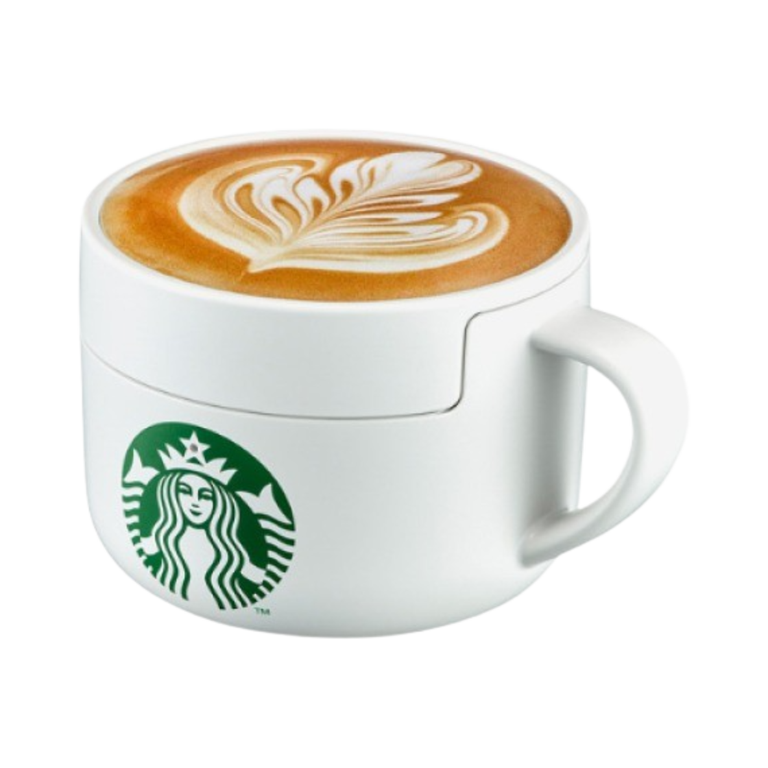 스타벅스 라떼 아트 버즈2 케이스 화이트(Starbucks Latte Art Buds2 Case White)