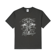 Sansan Gear Kaleidoscope T-Shirt Charcoal - 24SS