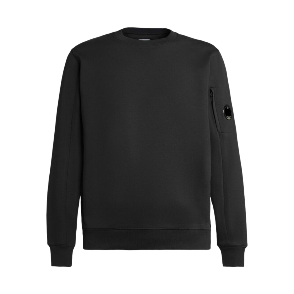 15CMSS022A005086W999 C.P. Company Diagonal Raised Fleece Sweatshirt Black - 23FW