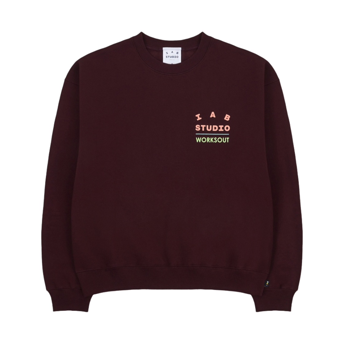 아이앱 스튜디오 스웨트셔츠 버건디 포 웍스아웃 - 19FW(IAB Studio Sweatshirt Burgundy for Worksout - 19FW) - 2