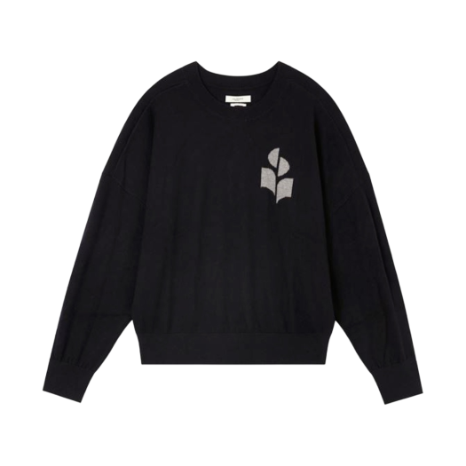 (W) Isabel Marant Marisans Logo Sweater Faded Night - 22SS