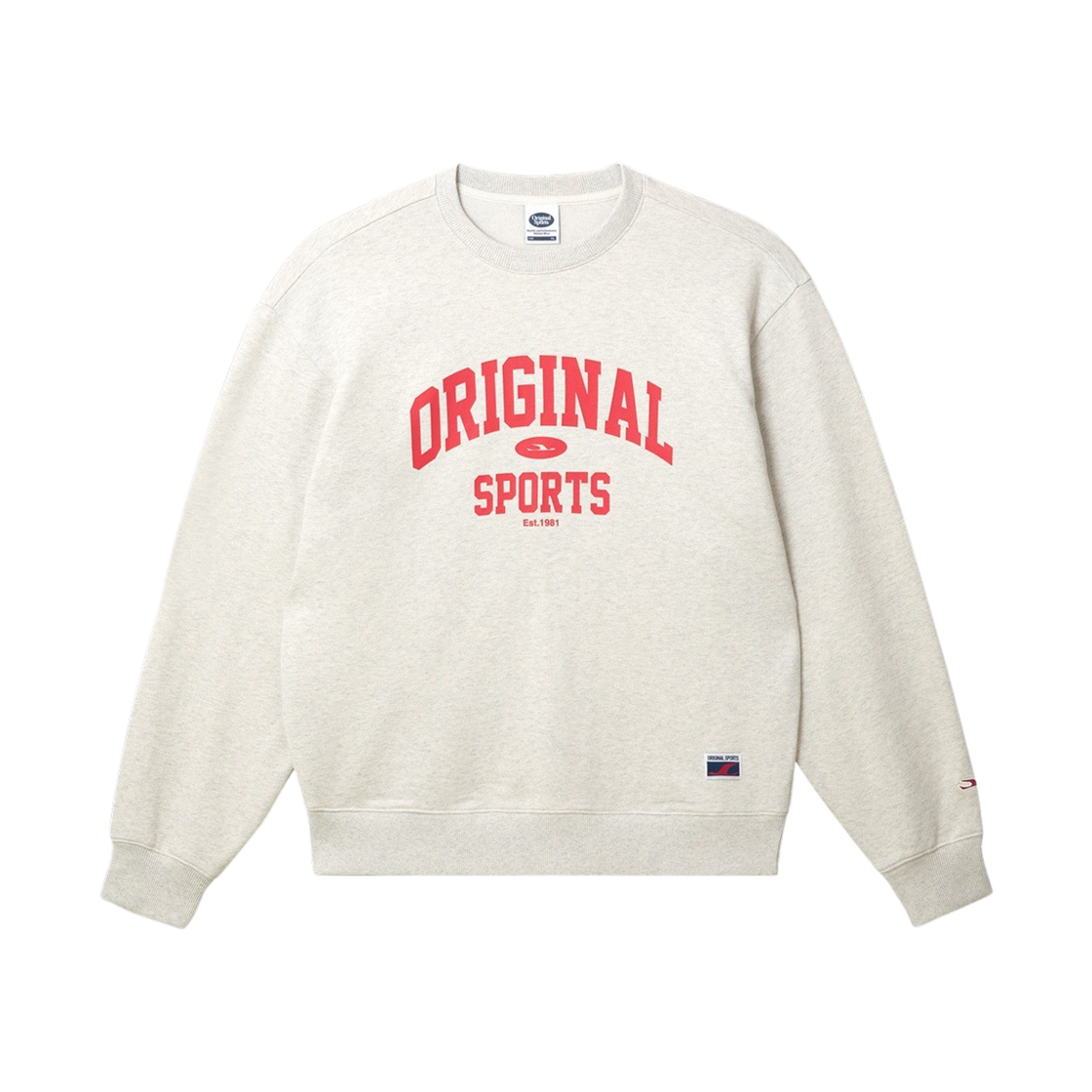 PO3MT24S121 PRO-SPECS Big Logo Crewneck Melange Oatmeal