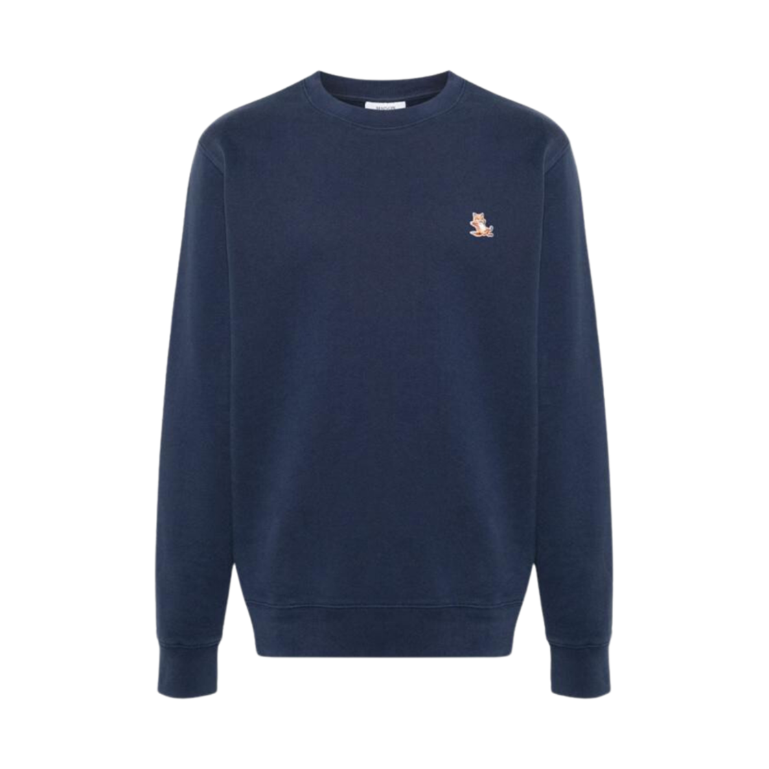 LM00303KM0001-P494 Maison Kitsune Chillax Patch Regular Sweatshirt Eclipse Blue
