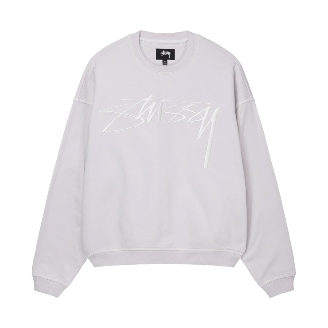 스투시 릴렉스드 스무스스탁 크루넥 화이트(Stussy Relaxed Smoothstock Crew White) - 1