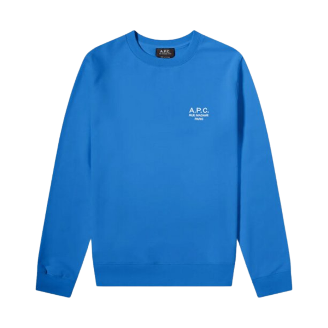 COEBH-H27699-IAG A.P.C. Rider Sweatshirt Royal Blue