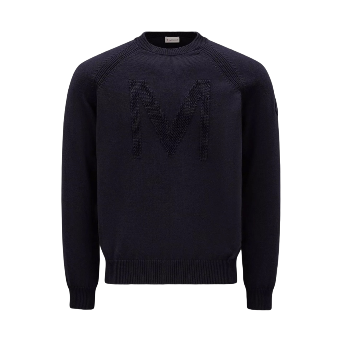 몽클레르 모노그램 스웨터 네이비 블루 - 23SS(Moncler Monogram Sweater Navy Blue - 23SS) - 1