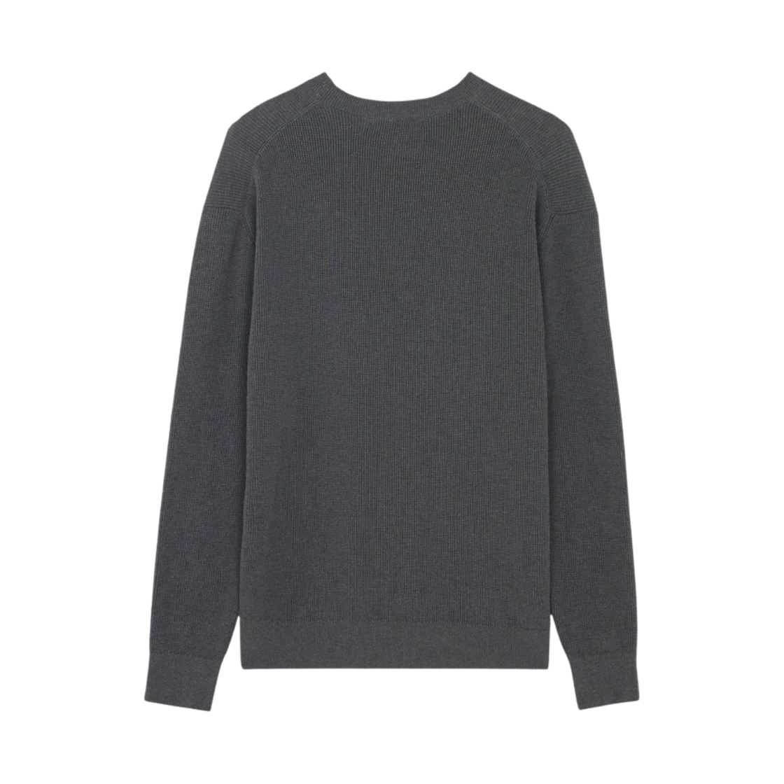 메종 키츠네 그레이 폭스 헤드 패치 릴렉스드 점퍼 그레이(Maison Kitsune Grey Fox Head Patch Relaxed Jumper Grey) - 2