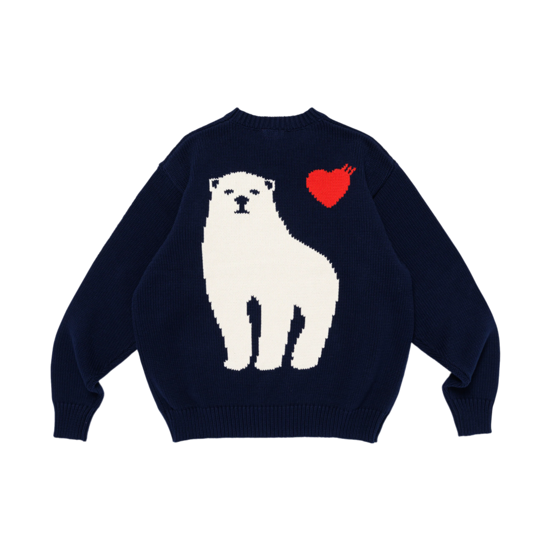 HM29CS001 Human Made Low Gauge Knit Sweater Navy