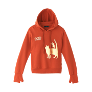 Safarispot Women 1/2 Cathy and Brook Story Glove Hoodie Orange