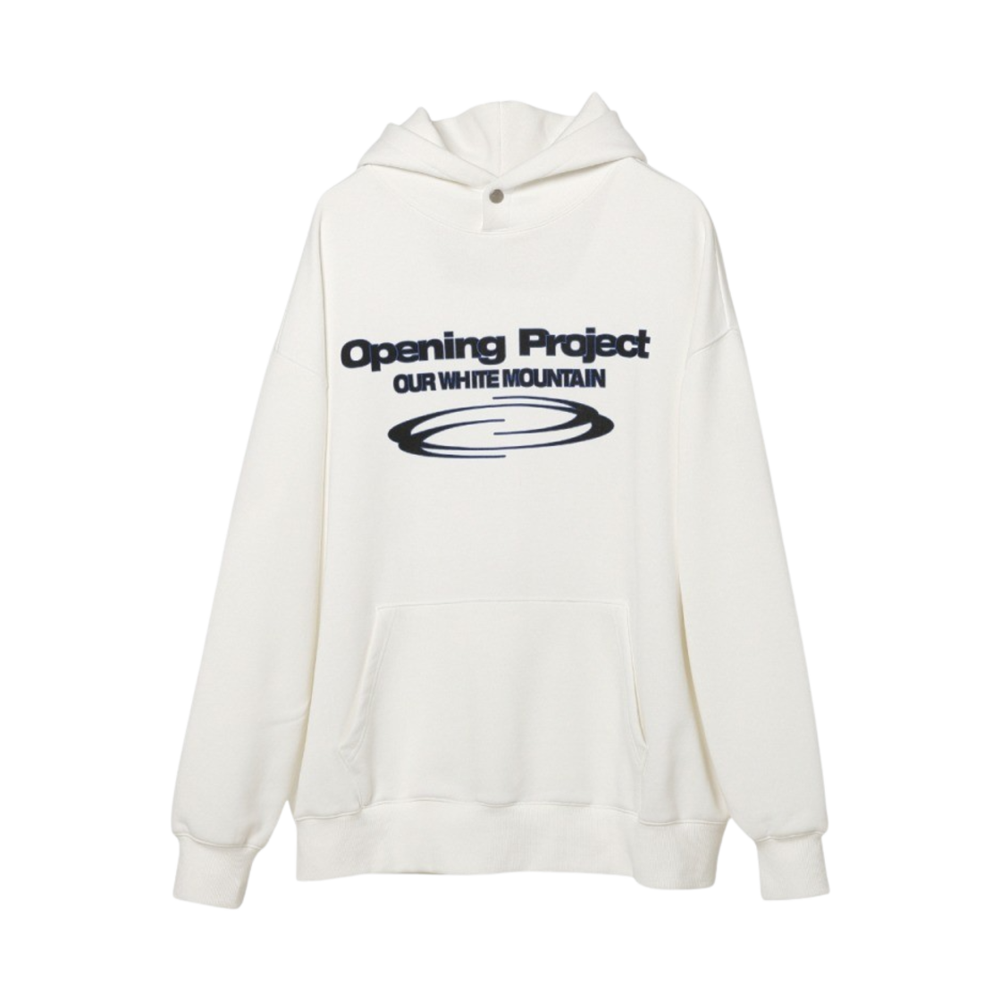 오프닝프로젝트 아이덴티티 후디 오프화이트