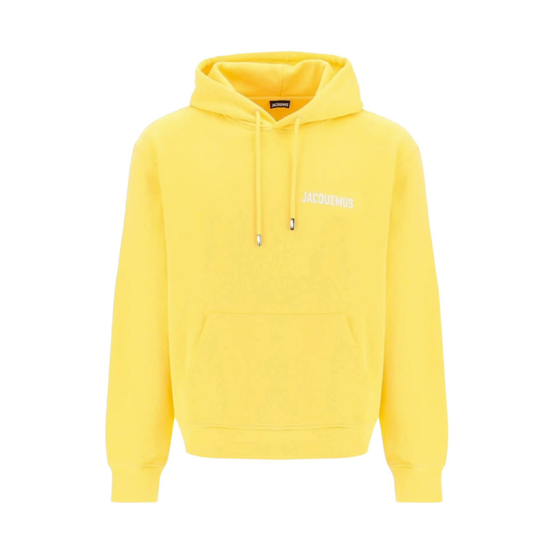 자크뮈스 르 스웨트셔츠 프린티드 로고 후드 옐로우(Jacquemus Le Sweatshirt Printed Logo Hoodie Yellow)