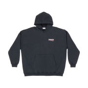 (W) Balenciaga Political Campaign Large Fit Hoodie Black
