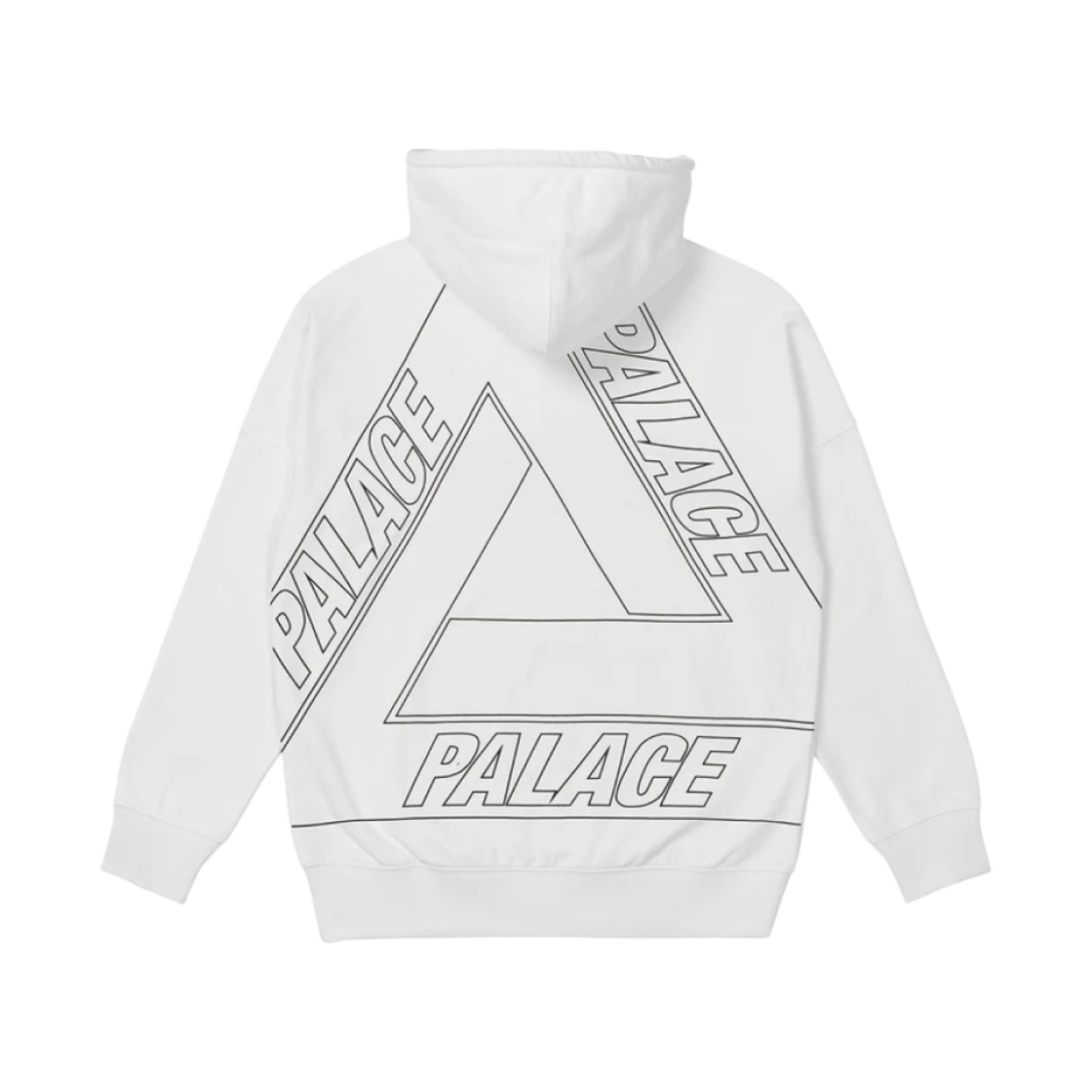 팔라스 점보 트라이퍼그 드롭 숄더 후드 화이트 - 21FW(Palace Jumbo Tri-Ferg Drop Shoulder Hood White - 21FW) - 1