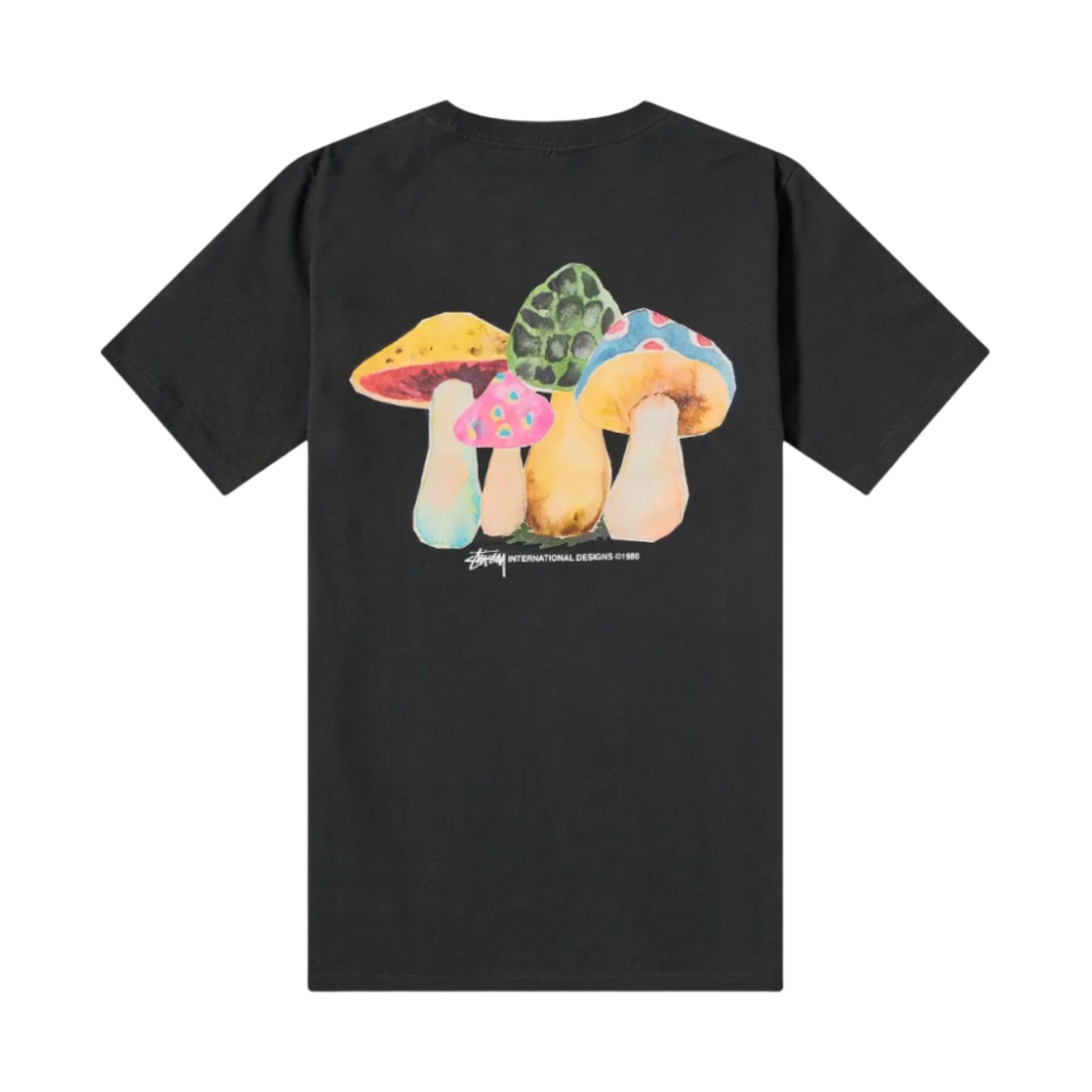 스투시 슈룸 티셔츠 블랙(Stussy Shrooms T-Shirt Black) - 1