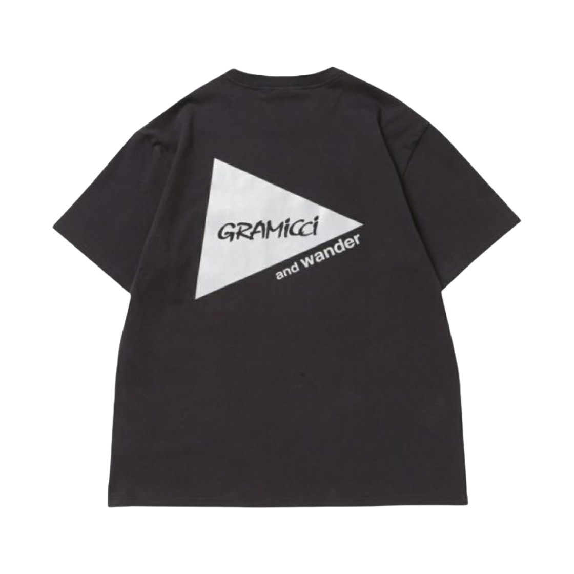 앤드원더 x 그라미치 백프린트 티셔츠 블랙(And Wander x Gramicci Backprint T-Shirt Black)