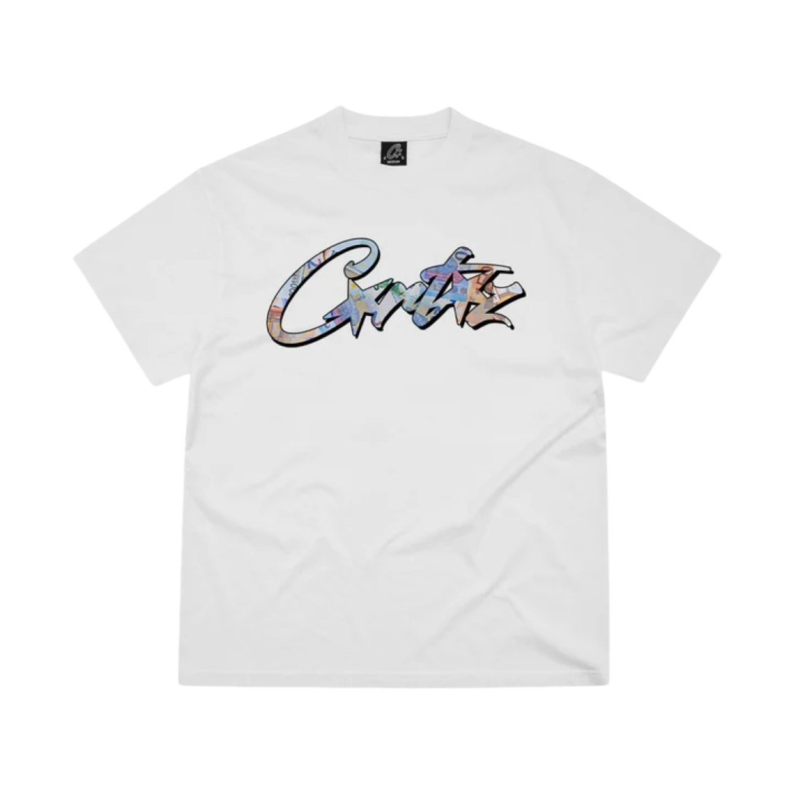 - Corteiz Allstarz Euros T-Shirt New Blank White