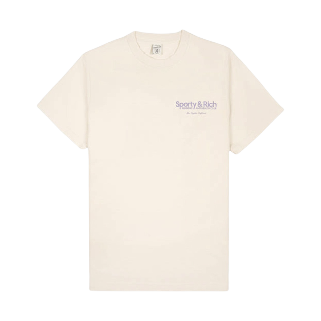 TS854CR Sporty & Rich Club T-Shirt Cream Faded Lilac