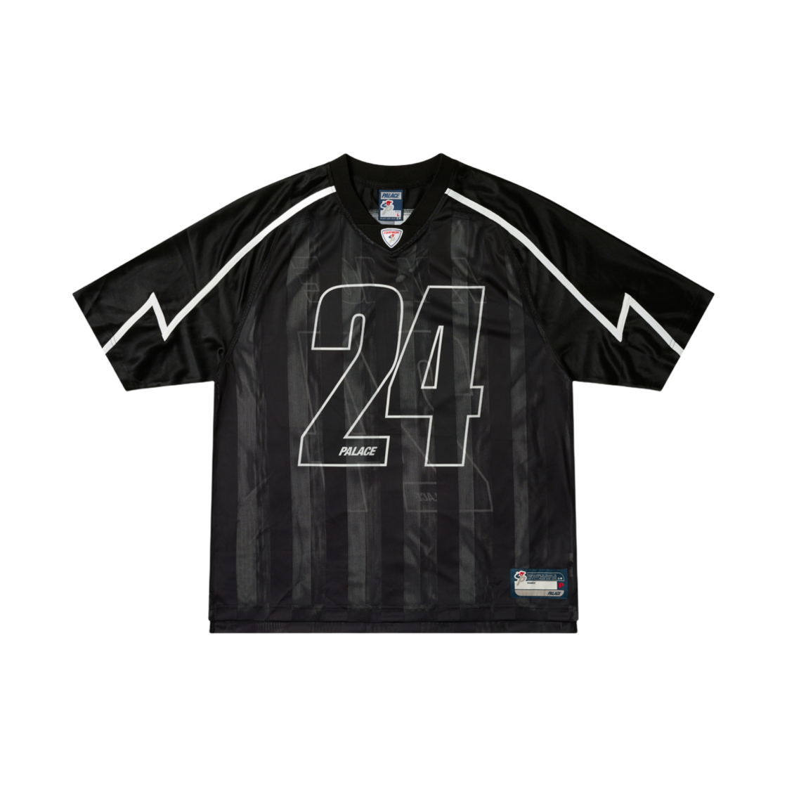 팔라스 메쉬 스트라이프 저지 블랙 - 24FW | Palace | KREAM