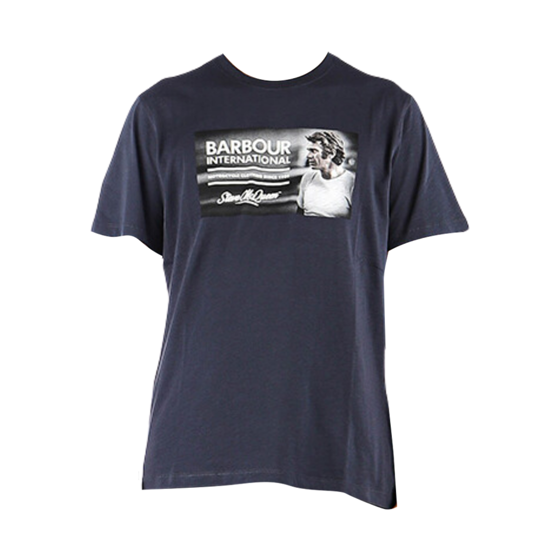 MTS0931NY91 Barbour International Steve McQueen Legend T-shirt Navy