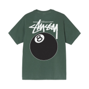 Stussy 8 Ball Pigment Dyed T-Shirt Pine - 21FW