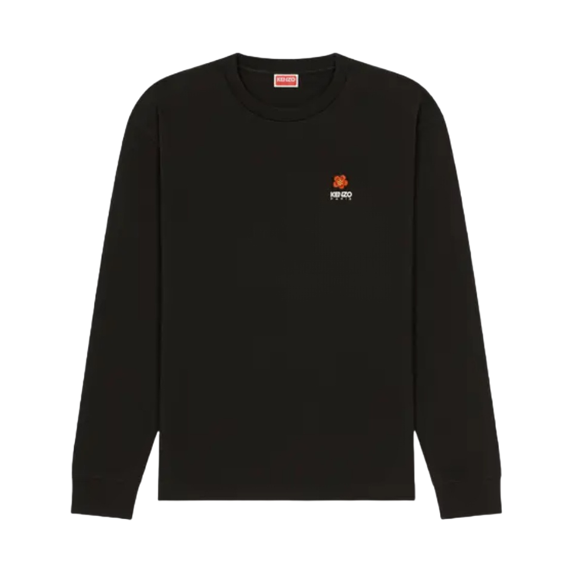 겐조 보케 플라워 자수 롱슬리브 티셔츠 블랙(Kenzo Boke Flower Embroidered Long Sleeve T-Shirt Black) - 2