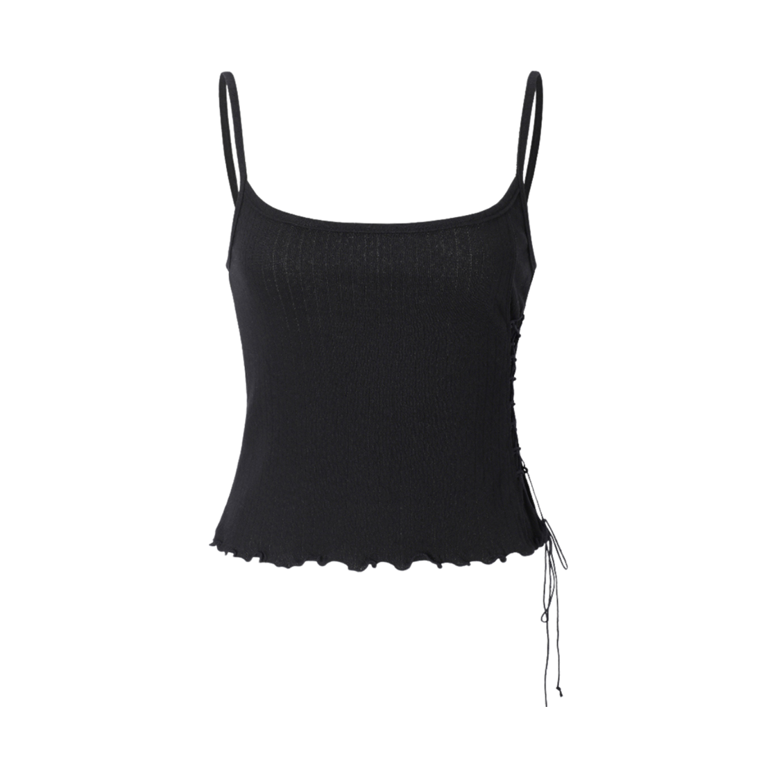 (W) 쓰리타임즈 오가닉 비비 캐미 블랙((W) Threetimes Organic Bibi Cami Black)