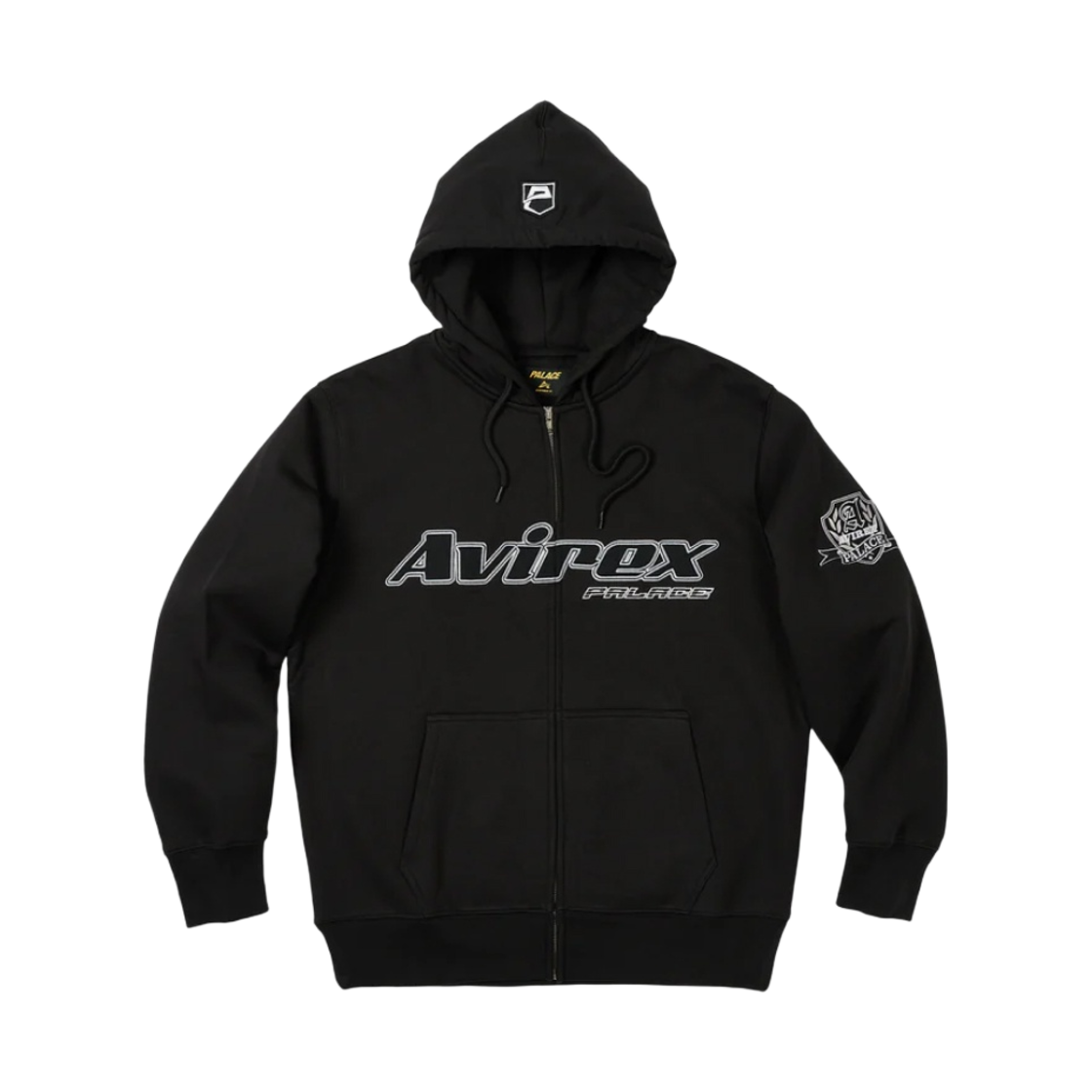 팔라스 아비렉스 집업 후드 블랙 - 23FW(Palace Avirex Zip Hood Black - 23FW) - 1