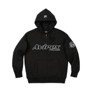 Palace Avirex Zip Hood Black - 23FW