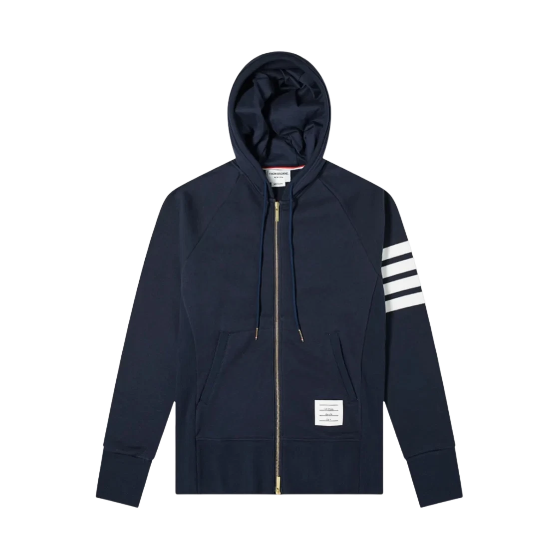 Thom Browne Thom Browne Engineered 4-Bar Zip Hoodie Navy · 2